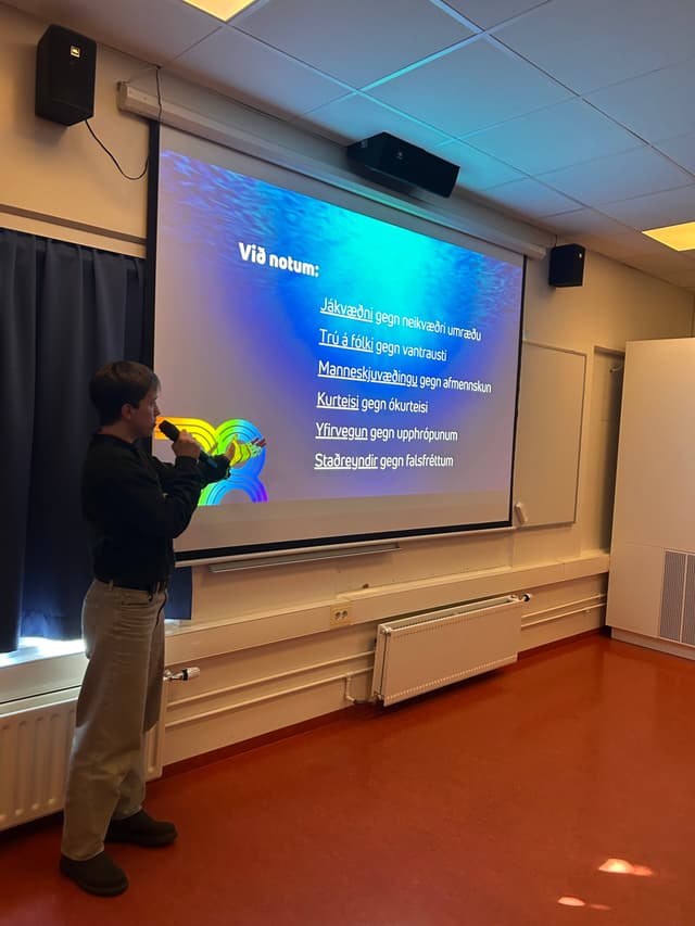 Mynd frá borgarholtsskóla