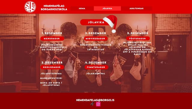 Mynd frá borgarholtsskóla